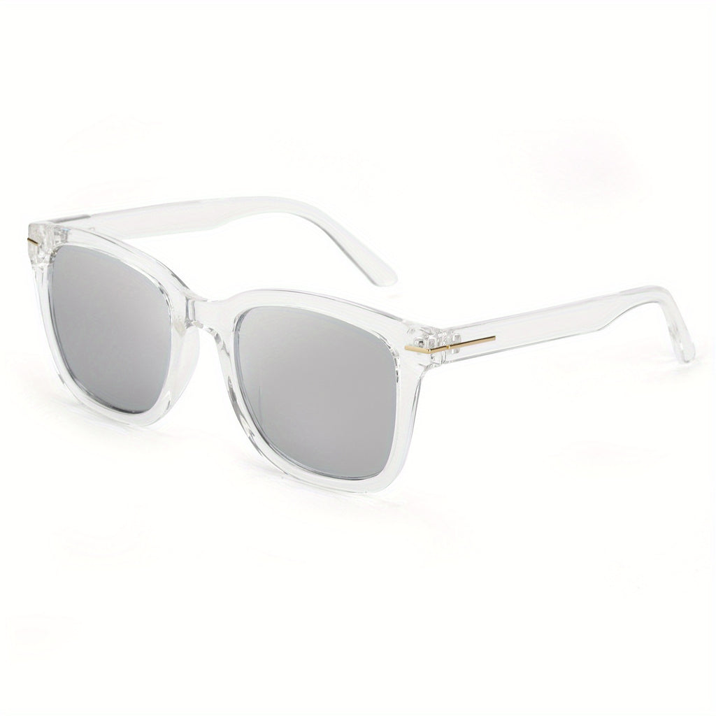 Enafad Classic Polarized Glasses for Women – Trendy Oversized Square Mirrored Fashion Shades with UV400 Protection