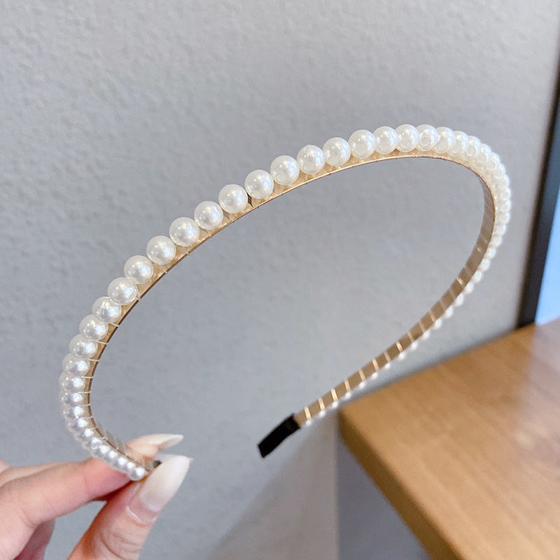 Pearl Hair Bands 10pcs Set Elegant Imitation Pearl Hair Ties Mixed Styles Scrunchies Hair Accessories for Women Girls Party Daily Wear Gift