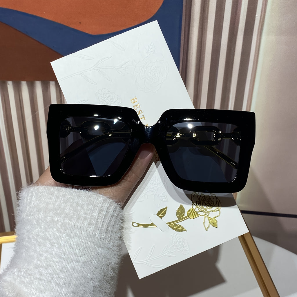 14 Pairs of Women'S Plastic Square Frame Cute Large Rim Stylish Dopamine Fashion Glasses for Casual Daily Use