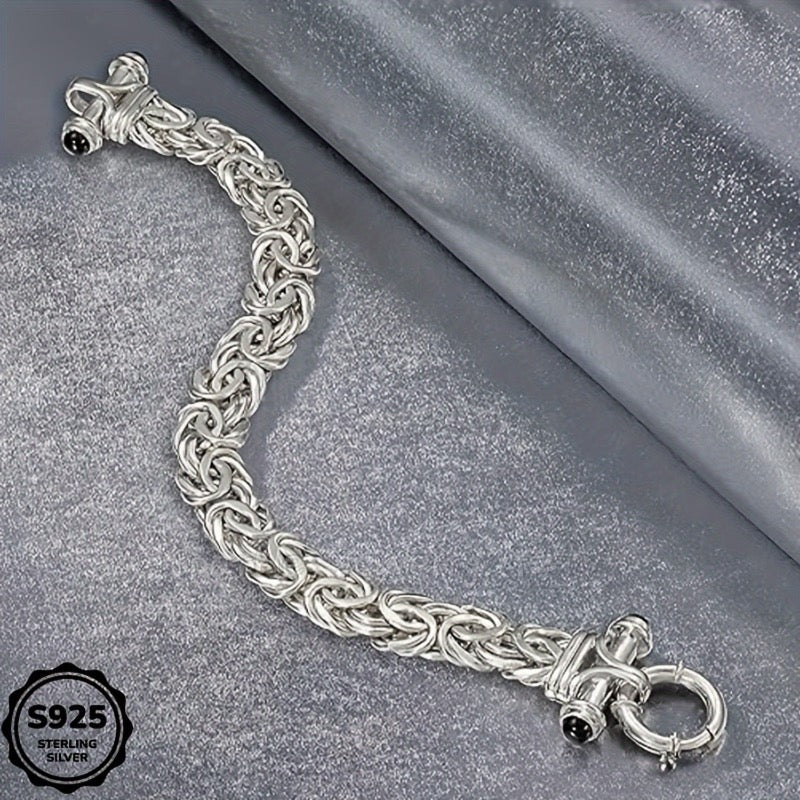 925 Sterling Silver Classic Women's Bracelet | Event/ Graduation/ Valentine's Day Exclusive Jewelry, Special Occasion Gift Box, Gratitude Gift, Suitable as a Birthday, Christmas Gift or as a Graduation Gift for Loved Ones.