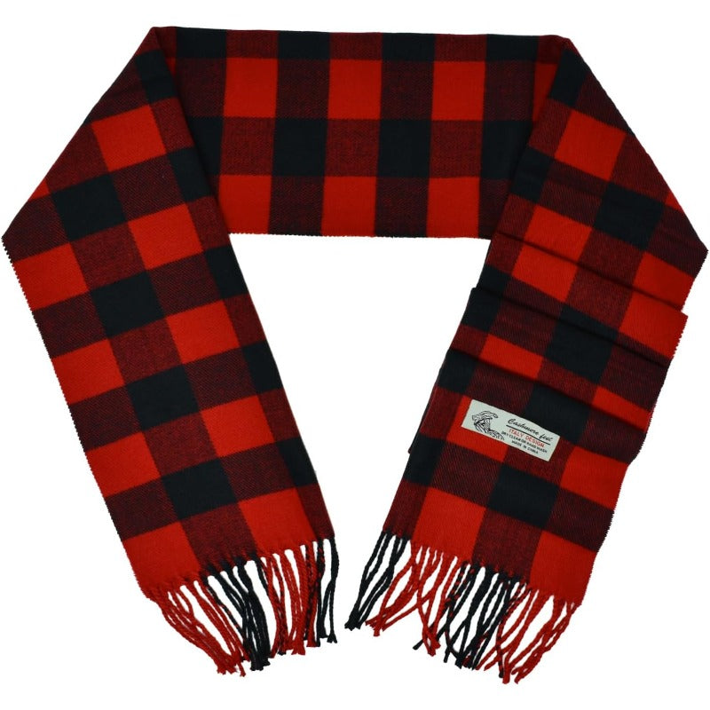 Scottish Stewart Tartan Plaid Luxurious Winter Scarf Soft Cashmere Feel 72"x12", Scottish Heritage Holiday Gift