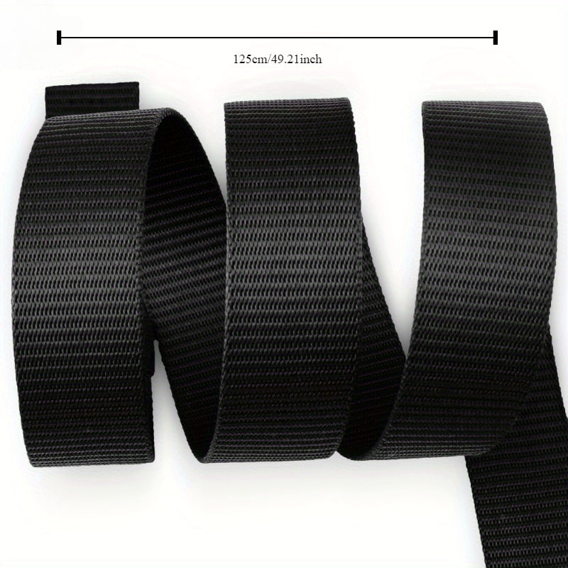 2pcs Men's Casual Waist Belt Ratchet Belt Automatic Buckle Adjustable Belt - Outdoor Work Belt Casual Shorts Jeans Fashion Simple Versatile Suitable for Daily Commuting Party Wear