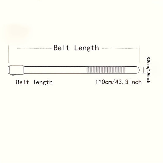 Men's Sliding Belt Automatic Buckle - Black Business Ratchet Belt Adjustable No Hole Design for Jeans & Dress Pants, Ideal Gift for Father & Husband, Durable & Comfortable