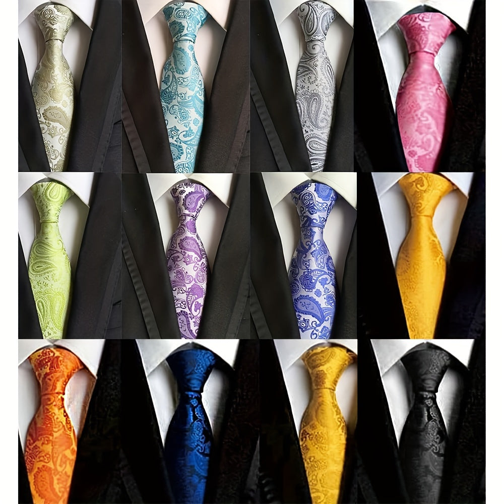 WeiShang Lot 12pcs Classic Men'S Tie Necktie Woven JACQUARD Neck Ties