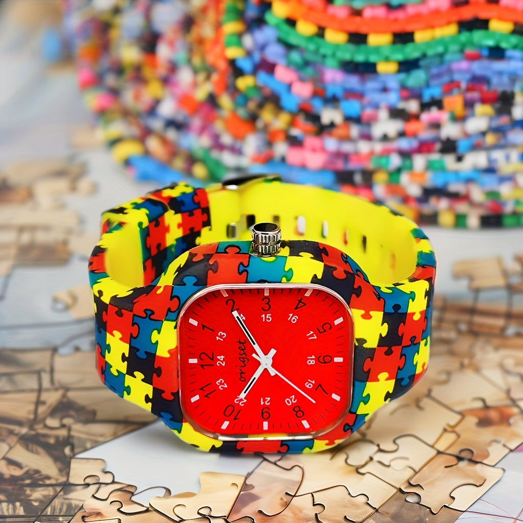 Nurse'S Designed for Students, Doctors, And Both Men And Women, Featuring a Second-Hand And a 24-Hour Yellow Puzzle Design with a Red Dial
