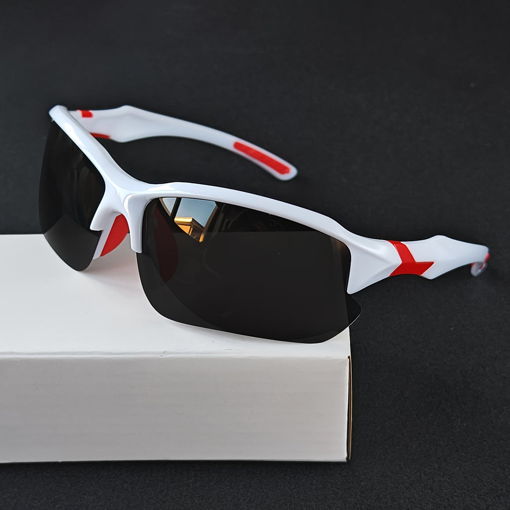 7 Pairs of Stylish And Handsome Square Frame Glasses, Trendy Style