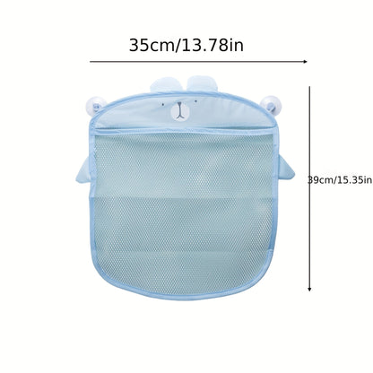 2-Pack Mesh Shower Caddy Bags - Drainable Suction-Cup Storage – view 2