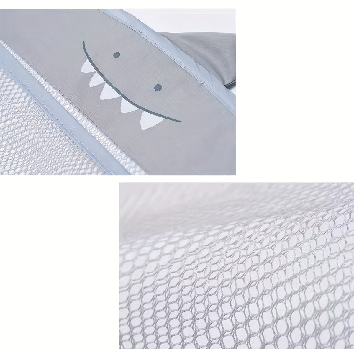 2-Pack Mesh Shower Caddy Bags - Drainable Suction-Cup Storage – view 6