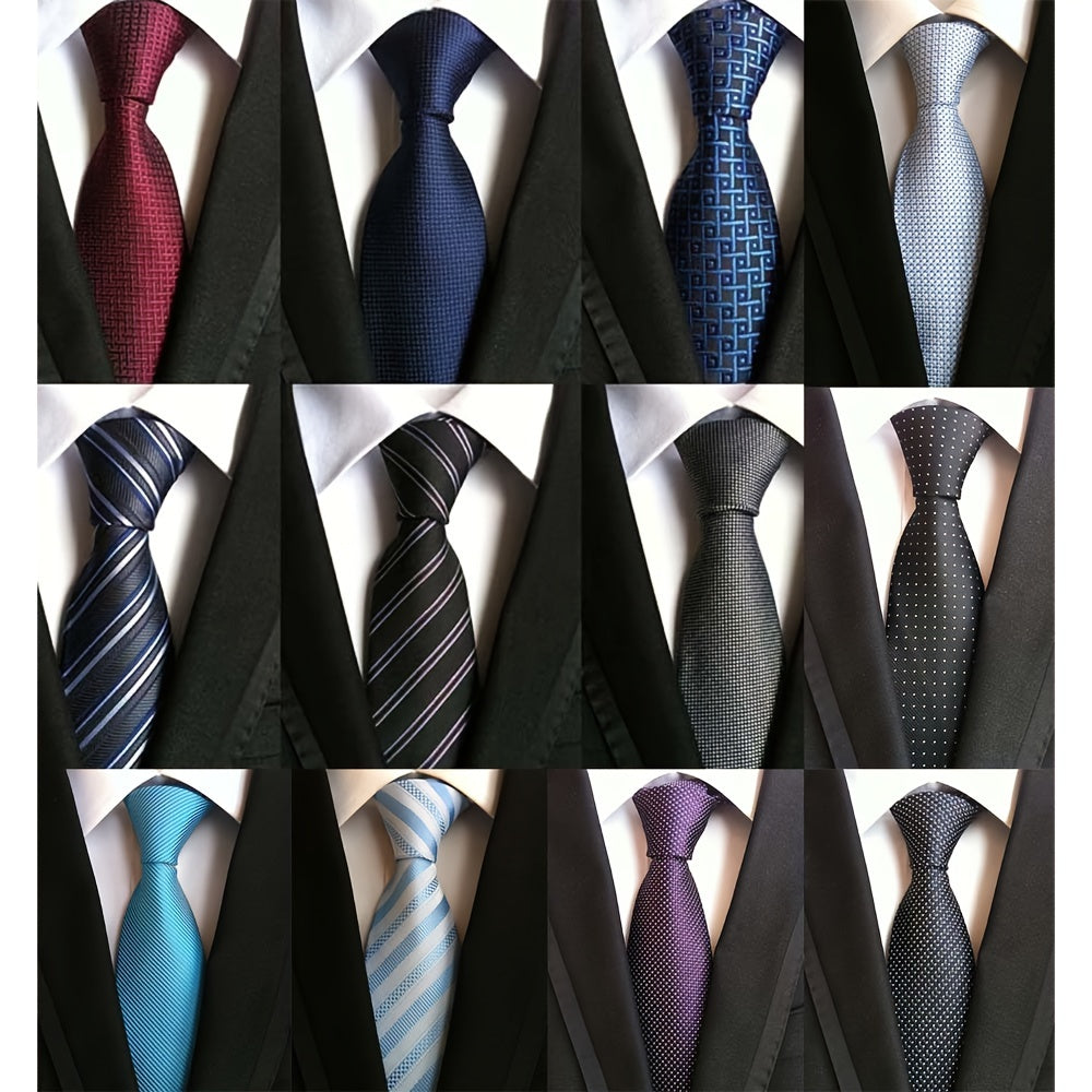 WeiShang Lot 12pcs Classic Men'S Tie Necktie Woven JACQUARD Neck Ties