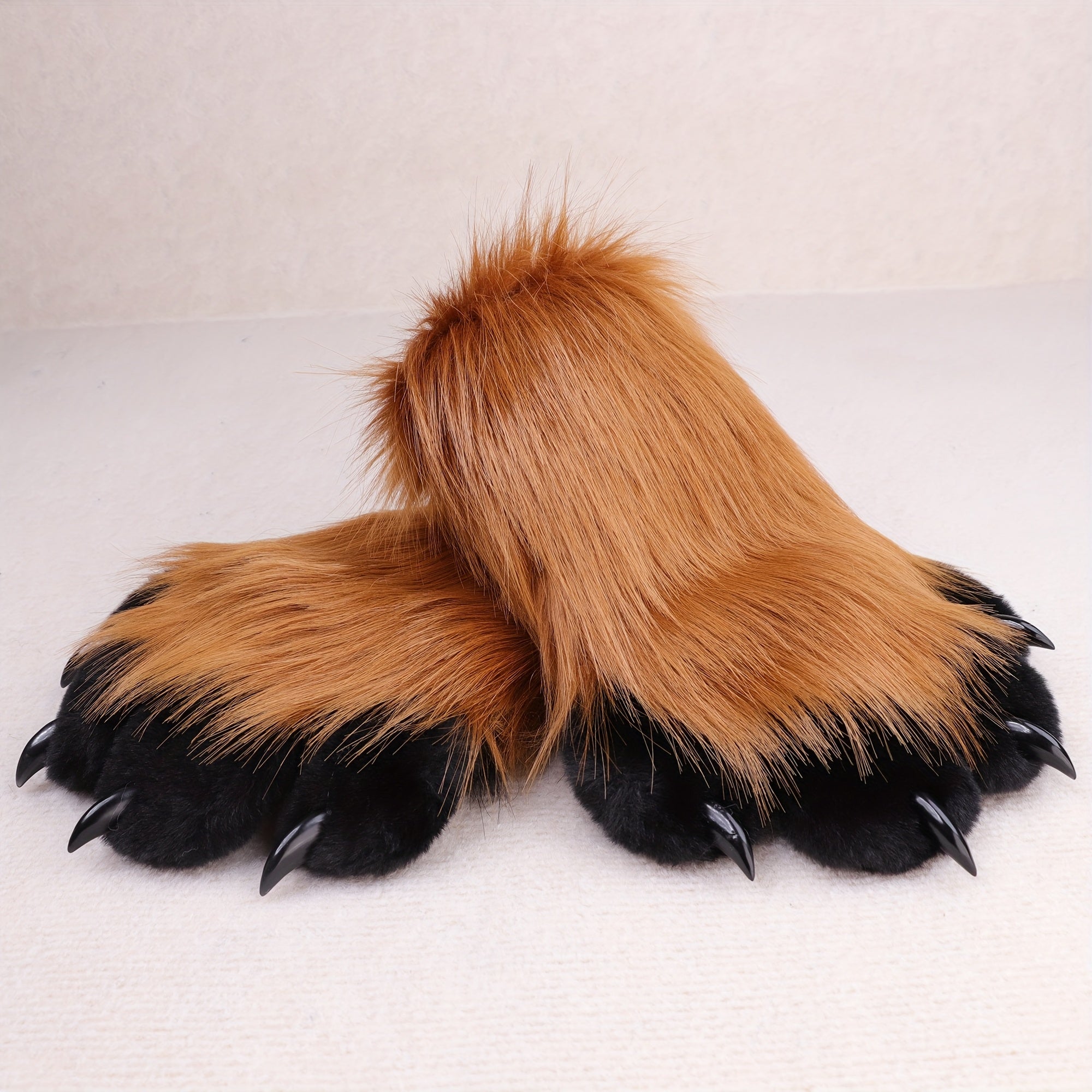 Cat Fox Claw Gloves, Suitable for Costume Role-Playing - Beast Costumes, Orc Animal Role-Playing Claws with Sound Effects, Realistic Furry Costume Claw Additions, Costume Set Embellishments (Available in Various Colors)