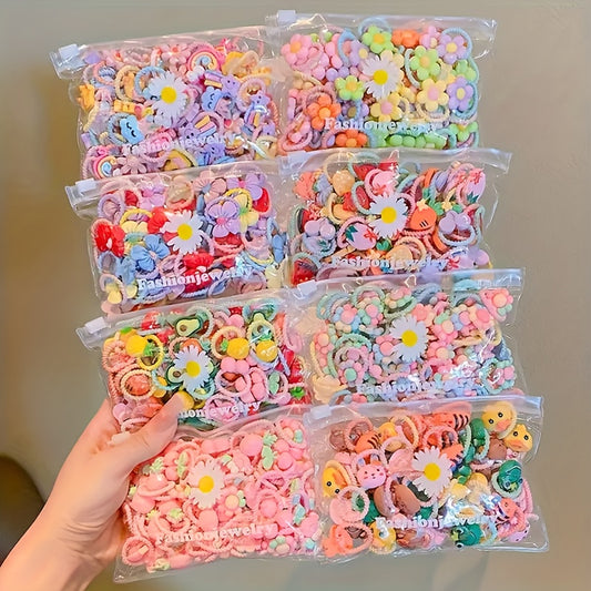40 Random Cute Headbands - Colorful Elastic Headbands for Ponytails And Braids, Cute Pencil Clip Hair Bands for Hair Accessories, Dresser Headband Accessories