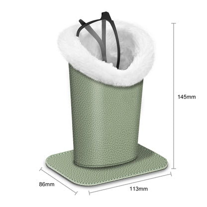 Eyeglasses Holder Stand Plush Lined Anti-Scratch Glasses Storage Organizer for Desk Nightstand Office Bedroom 34 Patterns Gift