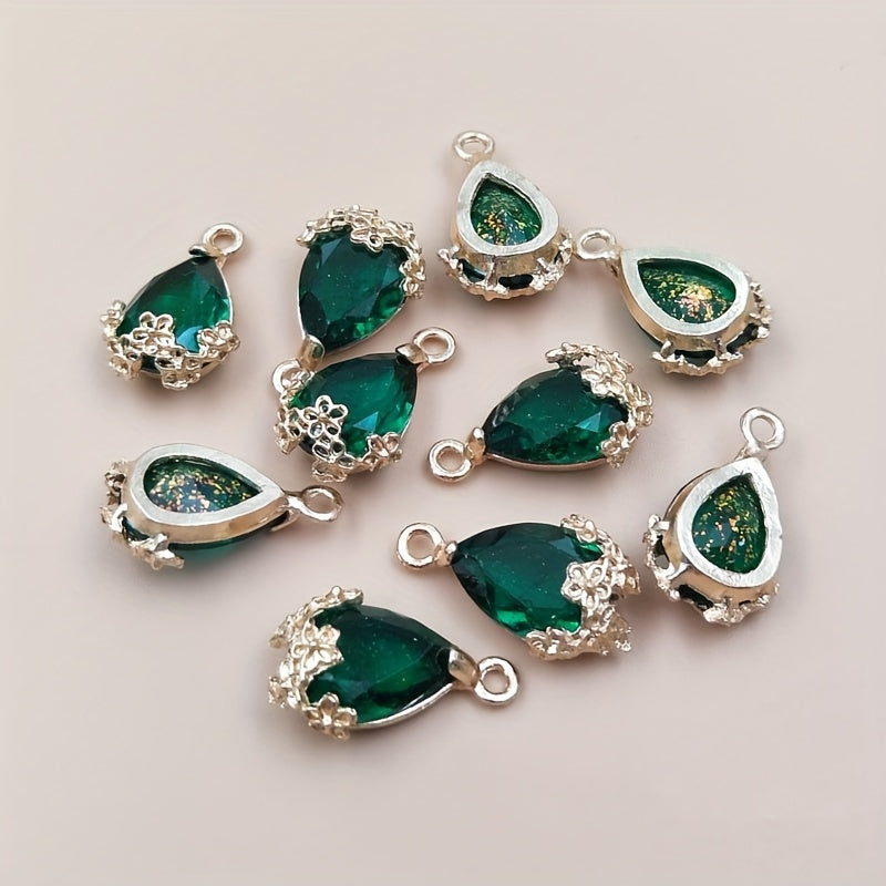 22pcs Plum Blossom Edge Water Drop Pendant Accessories Water Drop Pendant Accessories Women's Jewelry Accessories Set