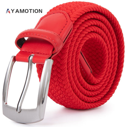 Ratchet Belt for Men & Women - Stretch Woven Elastic Braided, Auto Buckle, 32 Adjustments, Sizes S-XL, 5 Colors, Golf Wedding School Gift