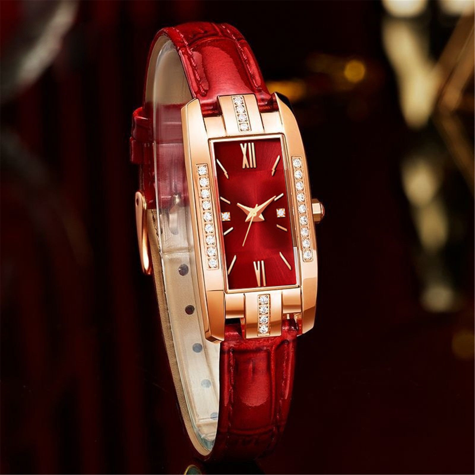 3pcs/set Watches, Women's Stylish Watch Set, Featuring Elegant Exquisite Fashion Wristwatches with Ultra-thin Straps In Three Colors