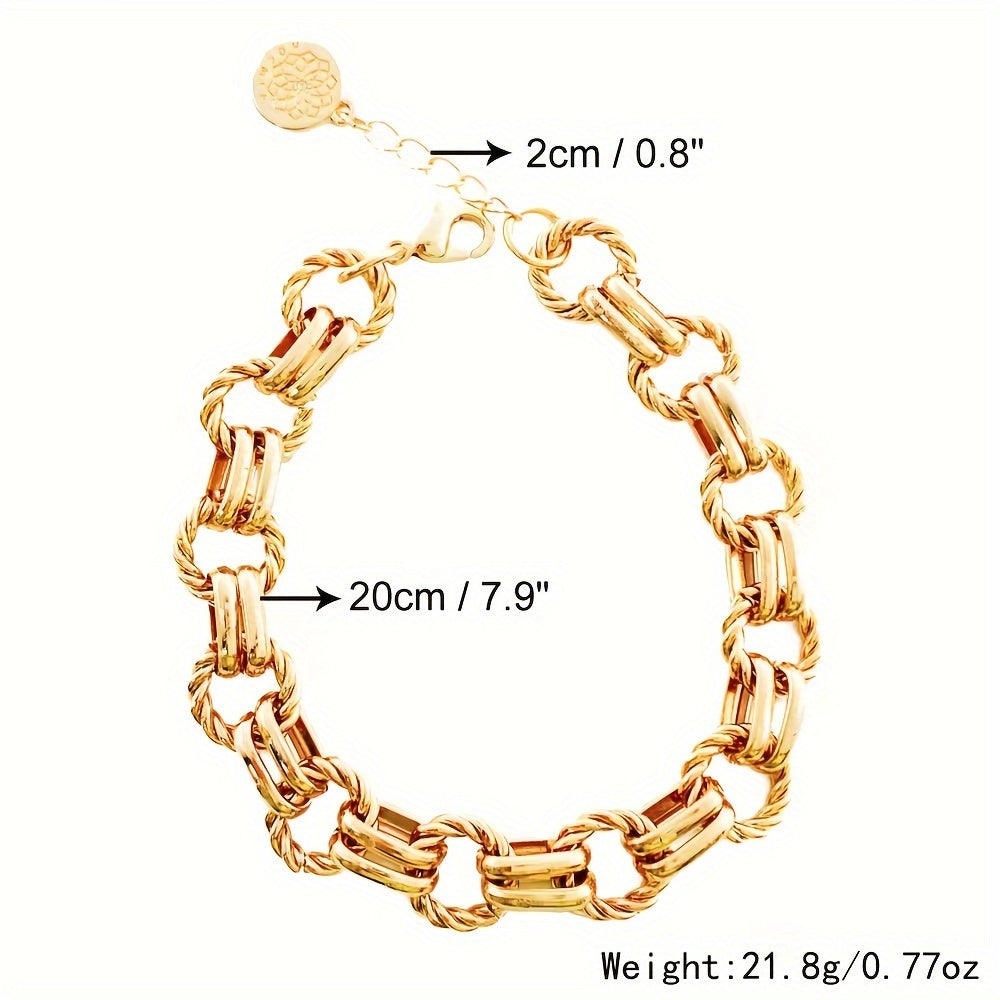 Fashionable Alloy Chain Bracelet for Women, Perfect As a Gift