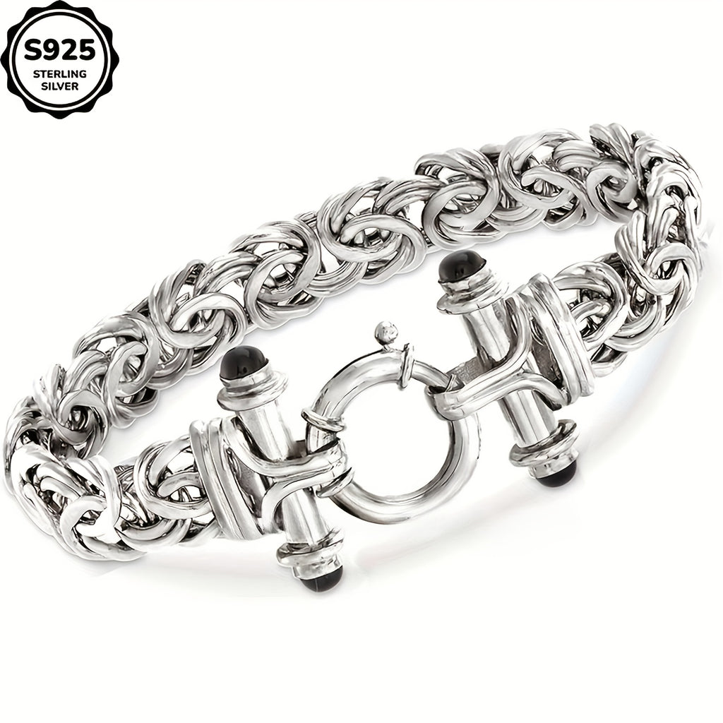 925 Sterling Silver Classic Women's Bracelet | Event/ Graduation/ Valentine's Day Exclusive Jewelry, Special Occasion Gift Box, Gratitude Gift, Suitable as a Birthday, Christmas Gift or as a Graduation Gift for Loved Ones.