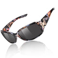 Fashion Glasses for Women Polarized Protection Wrap Around Glasses Trendy Butterfly Decor Fashion Accessories