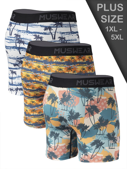 3-Pack Men's Boxer Briefs - Soft Breathable Stretch Multipack – view 9