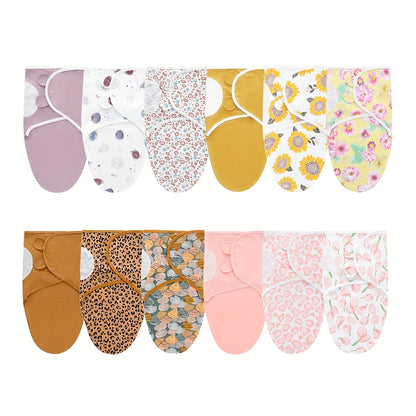 3-Pack Newborn Swaddling Blankets - Womb-Like Wrap Design – view 2