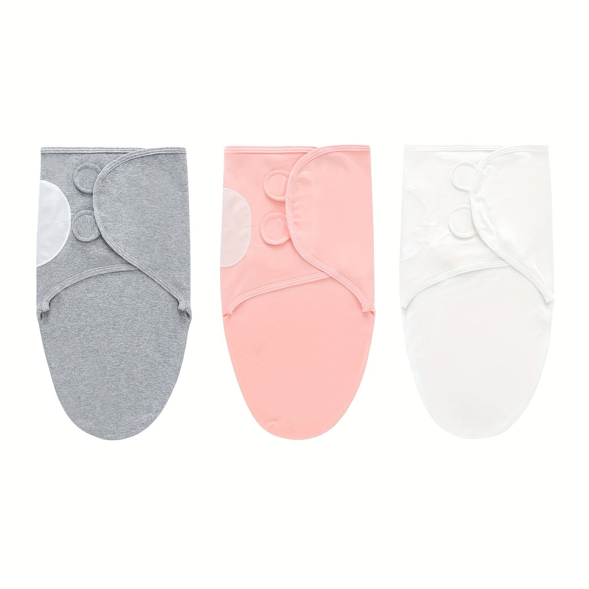 3-Pack Newborn Swaddling Blankets - Womb-Like Wrap Design – view 7