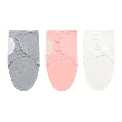 3-Pack Newborn Swaddling Blankets - Womb-Like Wrap Design – view 7