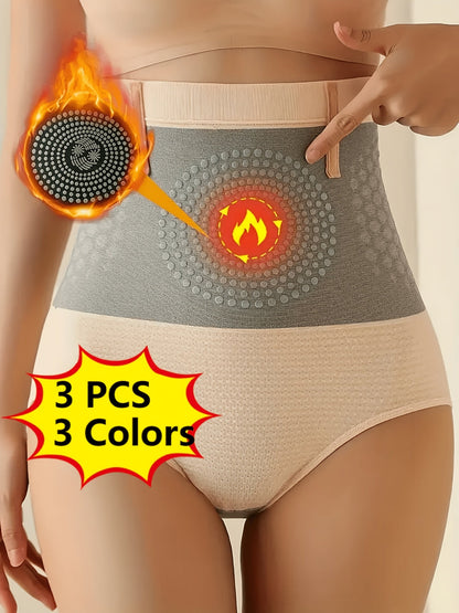 3-Pack Women's High-Waist Shapewear Briefs - Firm Tummy-Control Smoothing – view 8