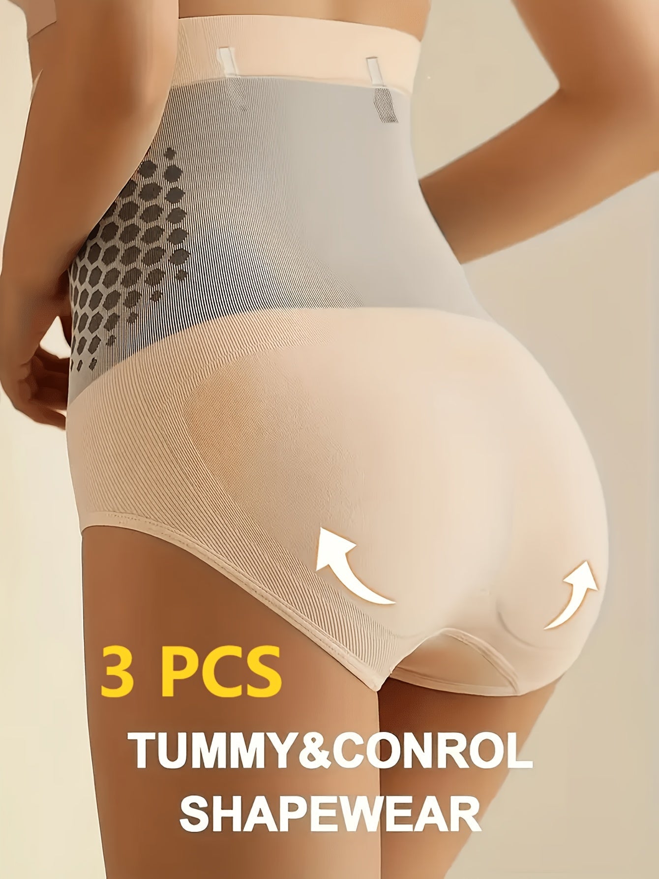 3-Pack Women's High-Waist Shapewear Briefs - Firm Tummy-Control Smoothing – view 12