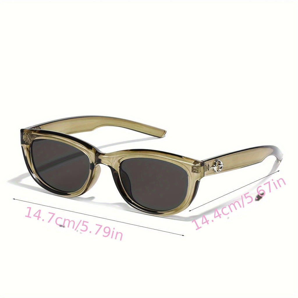 1 Pair of Classic Male and Female Driving Glasses, Designer Polycarbonate Frame, Resin Lenses, Fashionable and Fashionable Glasses, Including Glasses Cloth Glasses Case, Fashionable Glasses Storage Box