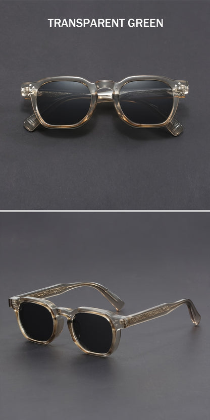 Fashion Sunglasses Polygonal Full Frame – Bohemian Style AC Lens Eyewear for Men & Women, Trendy Geometric Shades for Photography, Parties & Casual Wear, Ideal Gift, 6 Colors