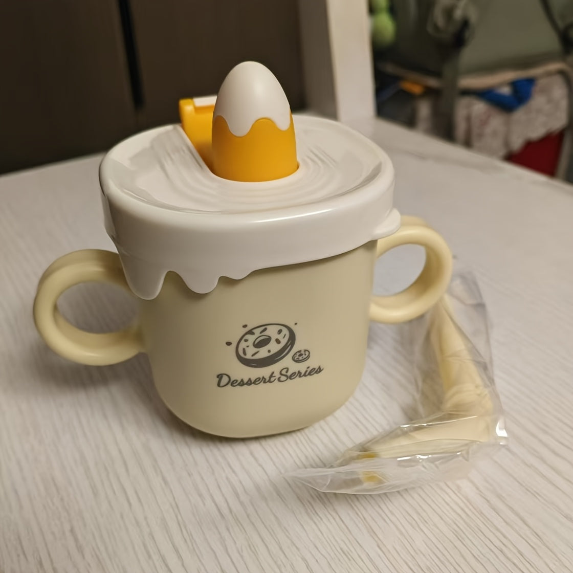 316 Stainless Steel Straw Sippy Cup - Measurement Scale and Non-Slip Grip – view 3