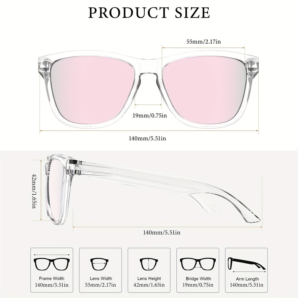 3pcs KALIYADI Valentine's Day Official Promotion Women's -Polarized -Women's Trendy for suitable for decoration,, shopping, street photography, and