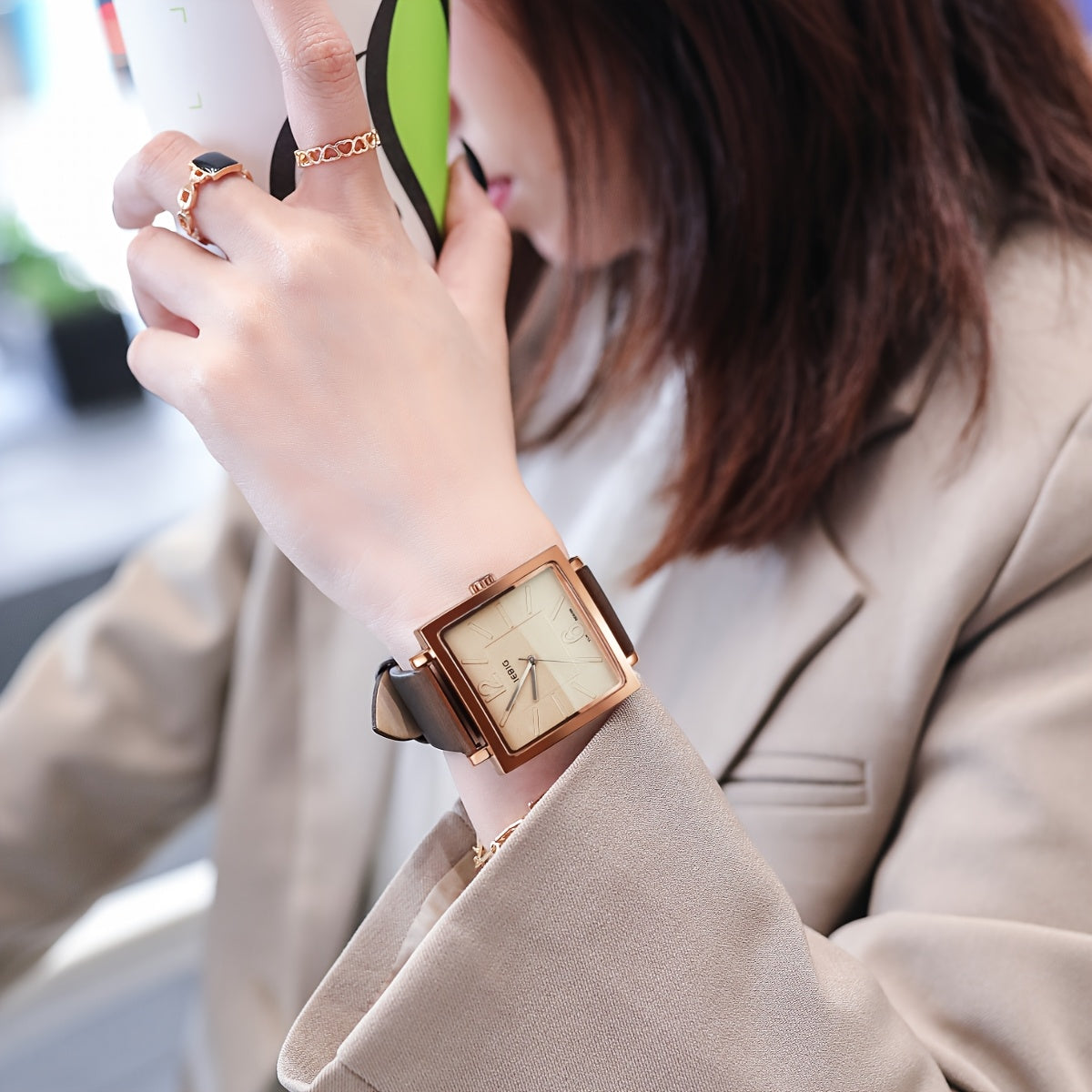 LIEBIG Ladies' Quartz Watch with Quartz Movement, Classic And Elegant Style. The Watch Is Suitable for Women Of All Ages. It Is A Gift for Mothers