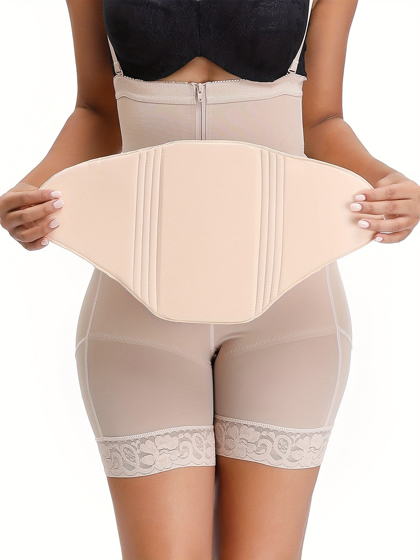 360 Abdominal Compression Support Board - Wraparound abdominal support format – Black option – view 2