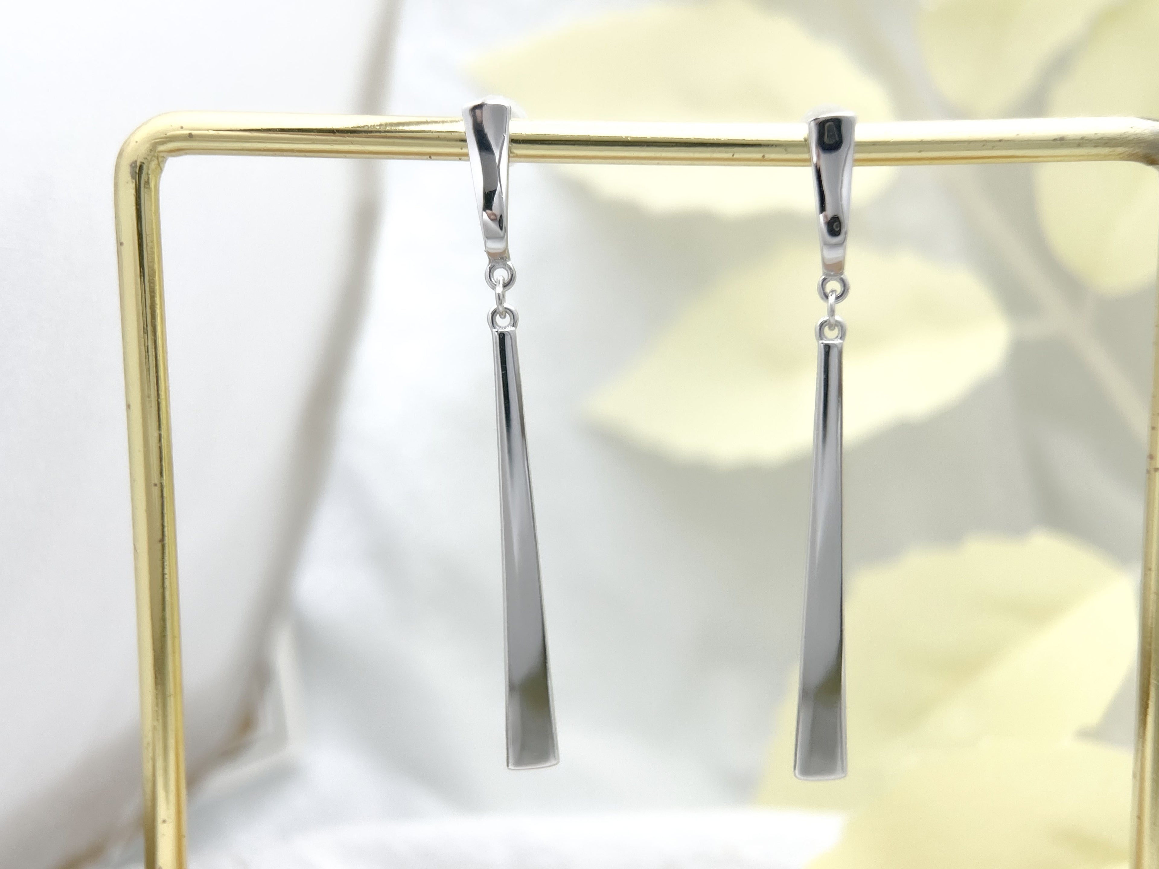 [Sterling Silver Earrings] 925 Sterling Silver OL Style Earrings - Women's Simple S925 Earrings