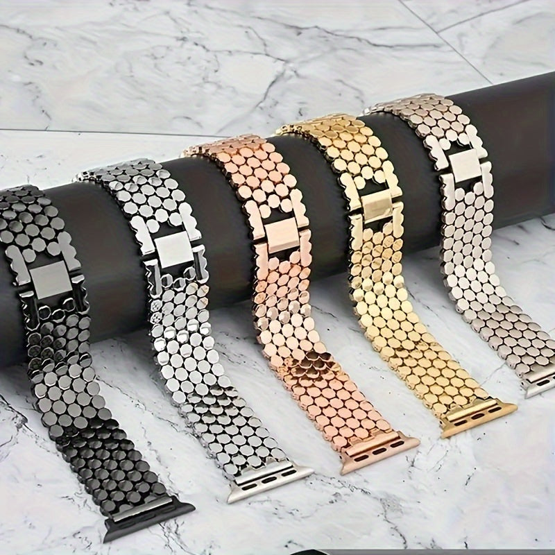for APPLE Watch Band Series Ultra2 9 8 7 6 5 4 SE 2 1 Stainless Steel Metal iWatch Band Stra+Tool