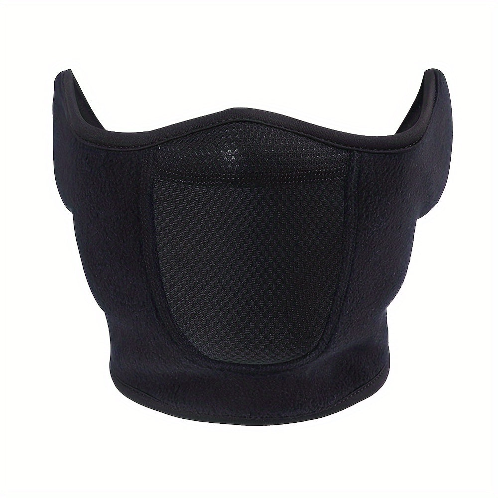 Winter Ski Face Mask Adjustable Windproof Half Face Mask Outdoor Thermal Neck Warmer For Men Women