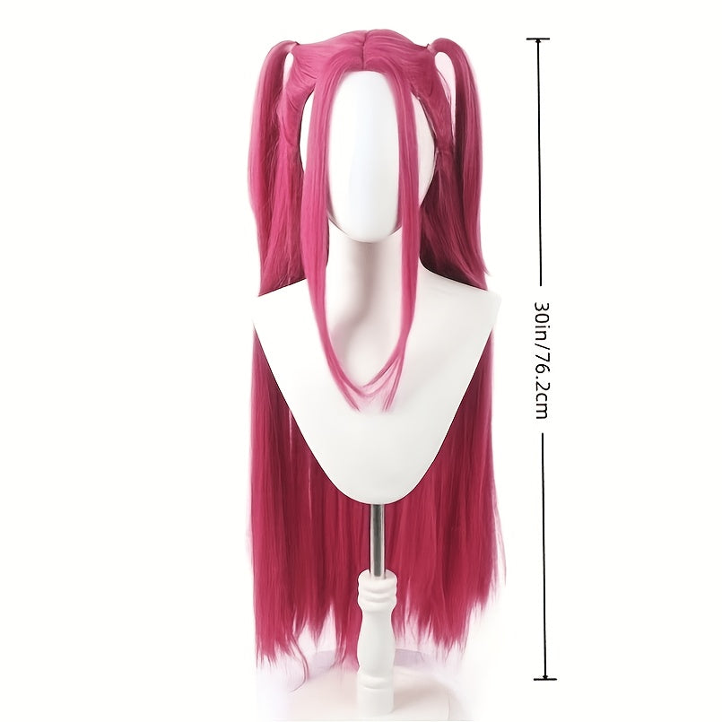An Anime Group Costume - Available in Black-purple, Rose Red, and Purple. This Korean Pop Idol Outfit Requires No Sewing or Gluing, Featuring a Signature Dance Pose Guide Design. Perfect for Halloween Parties, Fan Gatherings, and Stylish Cosplay