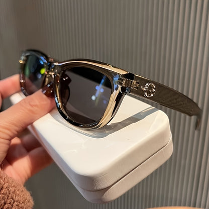 Driving Glasses for Men and Women Anti Blue Light TAC Resin Lenses Polycarbonate Frame Classic Fashion Eyewear Includes Glasses Cloth and Case Olive Black