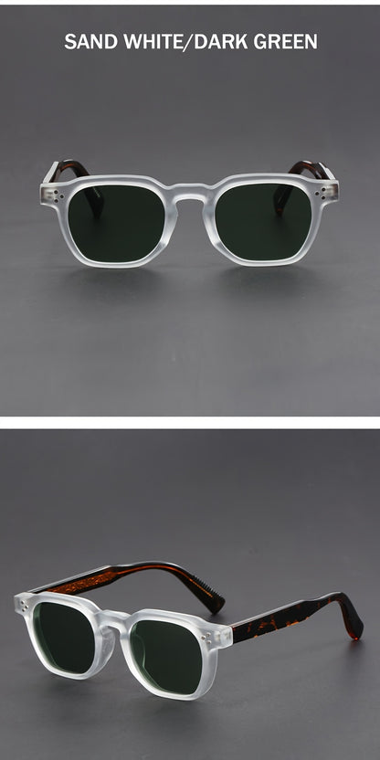 Fashion Sunglasses Polygonal Full Frame – Bohemian Style AC Lens Eyewear for Men & Women, Trendy Geometric Shades for Photography, Parties & Casual Wear, Ideal Gift, 6 Colors