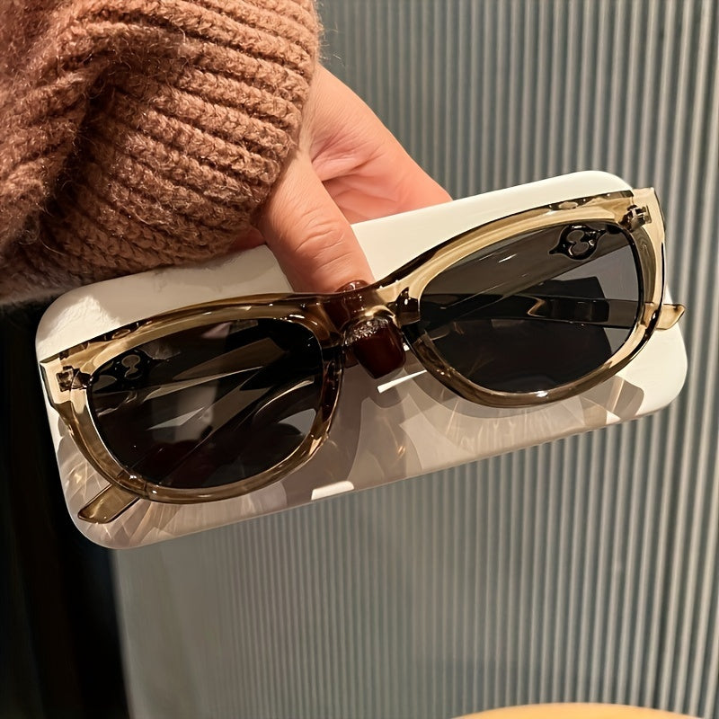 Driving Glasses for Men and Women Anti Blue Light TAC Resin Lenses Polycarbonate Frame Classic Fashion Eyewear Includes Glasses Cloth and Case Olive Black