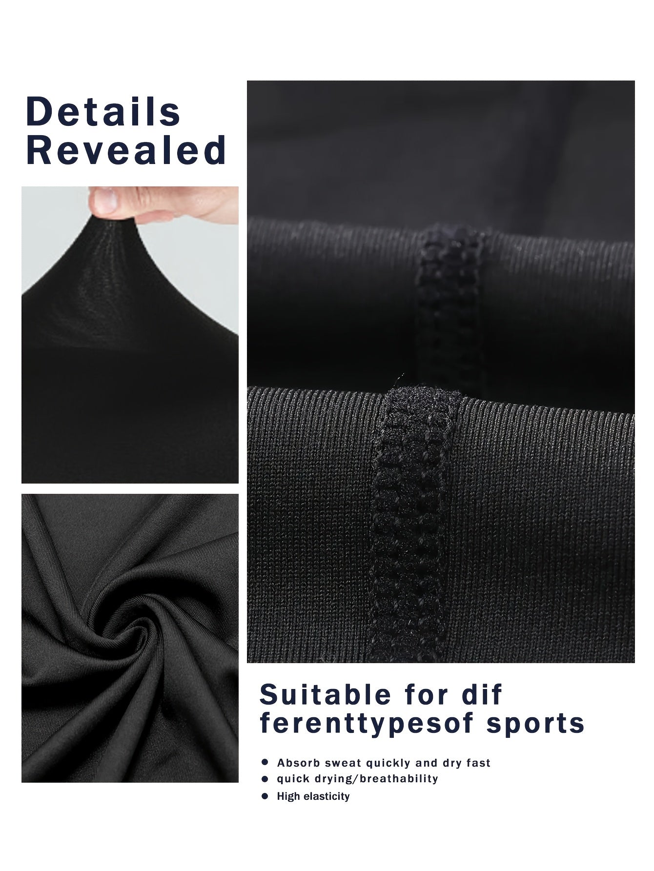 3pcs Men's UPF Hooded Sweatshirts with Mask Quick Dry Breathable Outdoor Hoodies – view 14