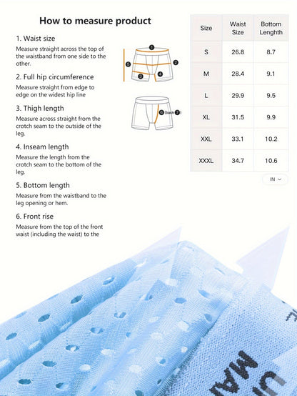 4-Pack Men's Boxer Briefs - Breathable Stretch Mesh – view 10