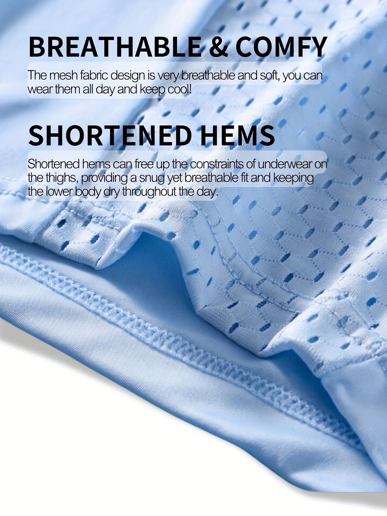 4-Pack Men's Boxer Briefs - Breathable Stretch Mesh – view 11