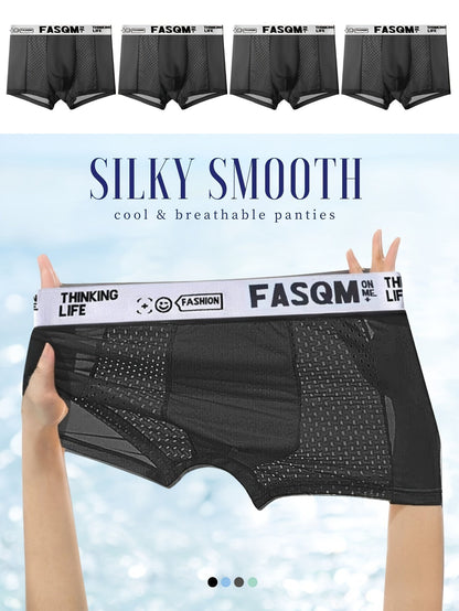 4-Pack Men's Boxer Briefs - Breathable Stretch Mesh – view 13