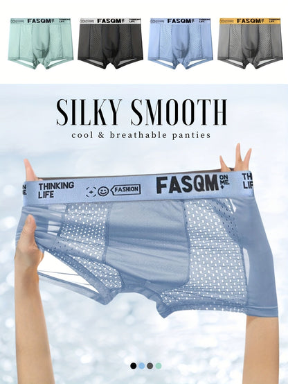 4-Pack Men's Boxer Briefs - Breathable Stretch Mesh – view 16