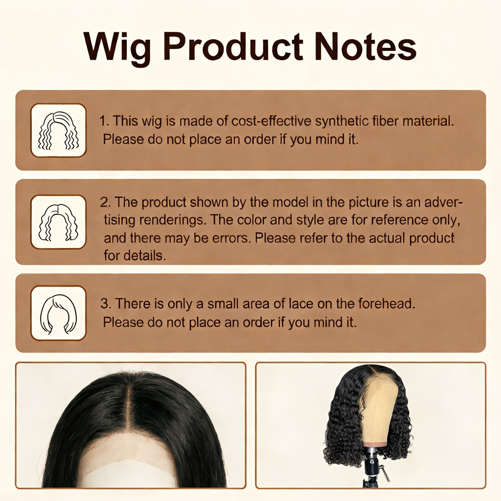 Deep Wave Glueless Wig Afro American Curly Hair with Pre Plucked Hairline Comfortable Fit Full Thick Natural Look Easy to Manage Perfect for Daily Wear Party Fashion | Women Wig | Afro Style Wig | Deep Wave Hair | Wigs for Cosplay | Wigs for Parties