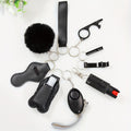 Safety Keychain for Women&Men with Personal Safety Alarm, Safety Keychain Accessories with Whistle, for Your Safety, Protection Keychain Full Set.