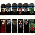 6-Pack Skull Design Balaclava Bandanas - Windproof, UV Protection, Elastic Neck Guard - Versatile Headwear for Cycling, Skiing, Winter Sports - Durable PC Material, Hand Washable - Outdoor Adventure Head Covers
