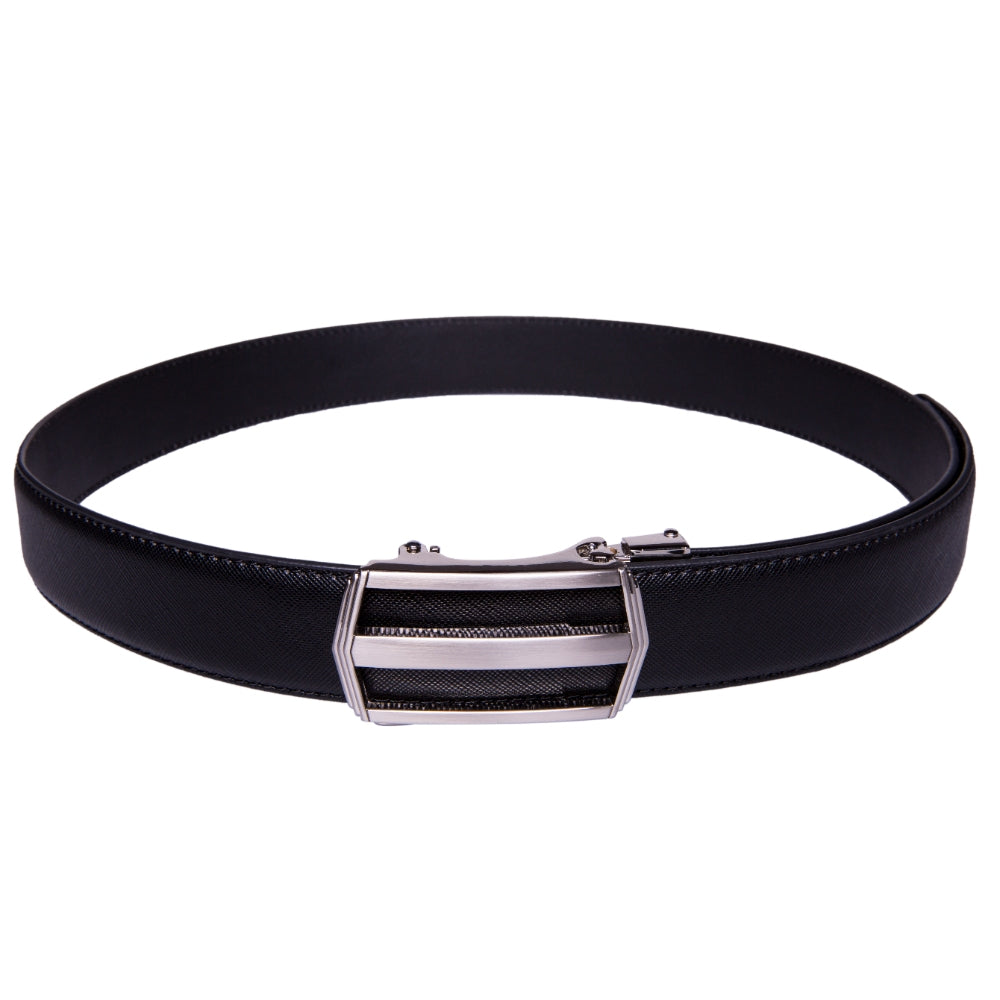 AYAMOTION Genuine Leather Belt Mens Ratchet Dress Belts With Adjustable Automatic Buckle back to school, for wedding,Ideal Gift for Dad, Husband, Boyfriend